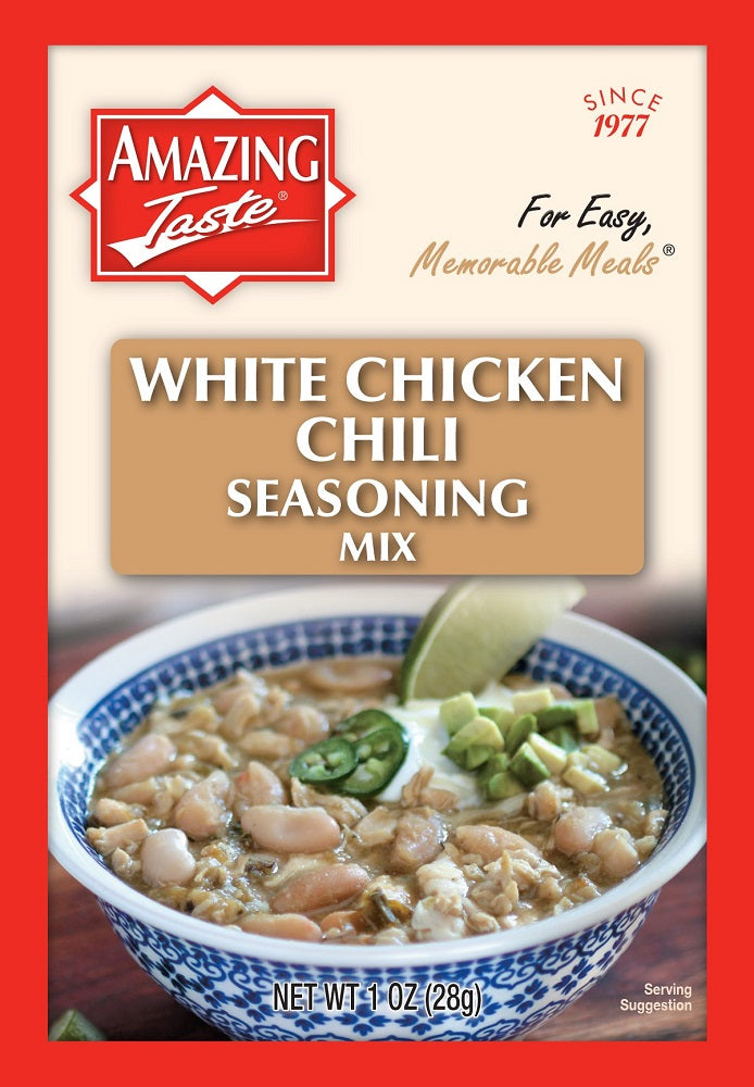 White Chicken Chili Seasoning Packet & Recipe Card